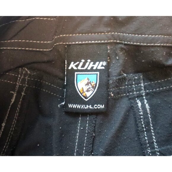 KUHL Hiking Shorts Black Outdoor Technical Size 34 Trail Gorpcore Aesthetic - Picture 4 of 9